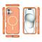  iPhone 16 Skal MagSafe Shockproof Hybrid Orange
