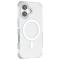  iPhone 16 Skal MagSafe Shockproof Hybrid Vit