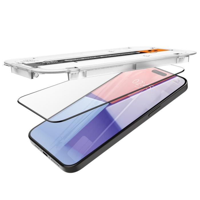 Bild 6, Spigen Spigen iPhone 15 Pro Max GLAS.tR FC 
