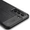  Samsung Galaxy S22 Plus Skal Litchi Textur Blå
