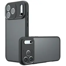  iPhone 17 Pro Max/18 Pro Max Skal Hybrid Svart