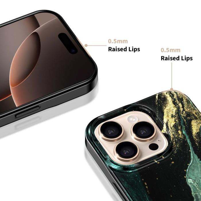 Bild 5, Tech-Protect Tech-Protect iPhone 16 Pro Skal MagSafe Lamano Verde Aura