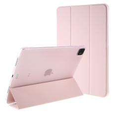  iPad Pro 11 (2018/2020/2021) - Tri-Fold L&auml;der Fodral Pennh&aring;llare - Ljus Rosa