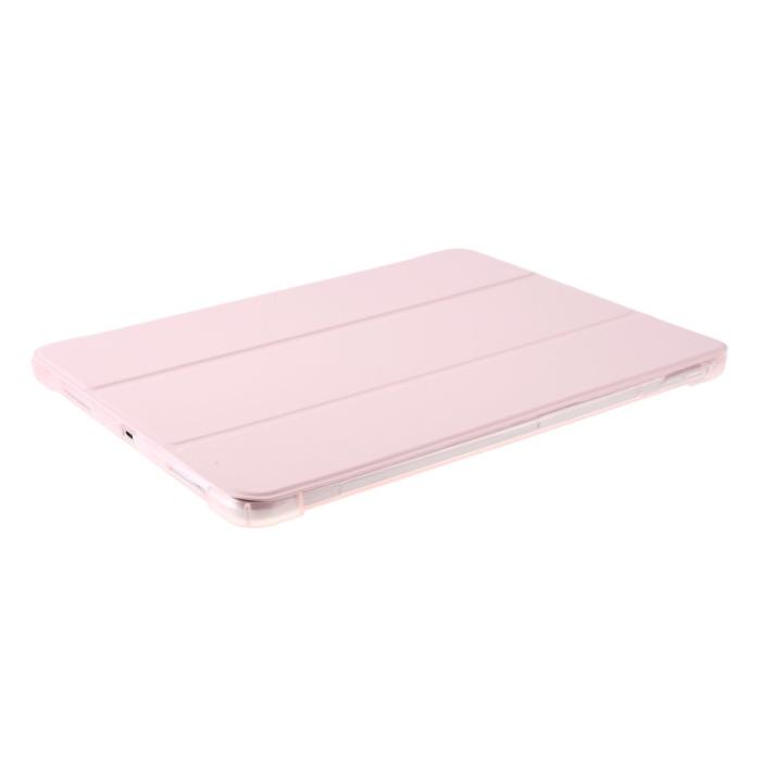 Bild 3,  iPad Pro 11 (2018/2020/2021) - Tri-Fold Läder Fodral Pennhållare - Ljus Rosa
