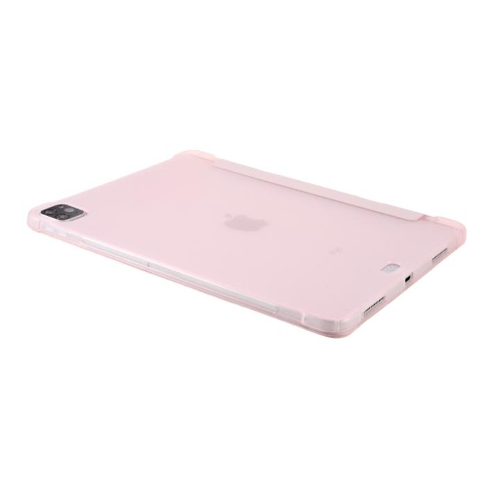 Bild 4,  iPad Pro 11 (2018/2020/2021) - Tri-Fold Läder Fodral Pennhållare - Ljus Rosa