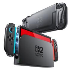 Supcase Supcase Nintendo Switch 2 Skal Crystal Case Frost Black