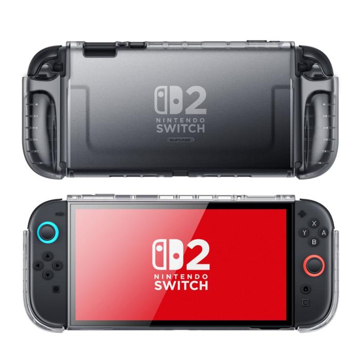 Bild 2, Supcase Supcase Nintendo Switch 2 Skal Crystal Case Frost Black