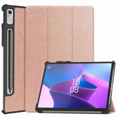  Lenovo Tab P11 Pro Gen 2 Fodral Tri-Fold L&auml;der Ros&eacute;guld