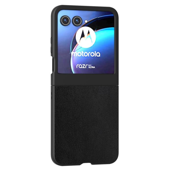 Bild 2,  Motorola Razr 60 / 50 5G Mobilskal Läder Svart