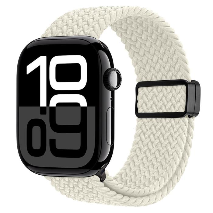 Bild 3, DUX DUCIS DUX DUCIS Apple Watch 42/44/45/46/49 mm Armband Flätat Starlight