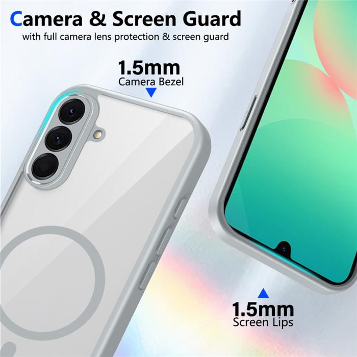 Bild 3,  Samsung Galaxy A27 5G Skal TPU Magsafe Grå/Transparent