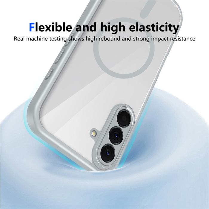 Bild 4,  Samsung Galaxy A27 5G Skal TPU Magsafe Grå/Transparent