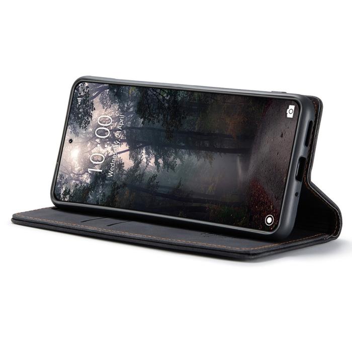 Bild 3, CASEME CASEME Xiaomi 14 Fodral Flip Läder Svart