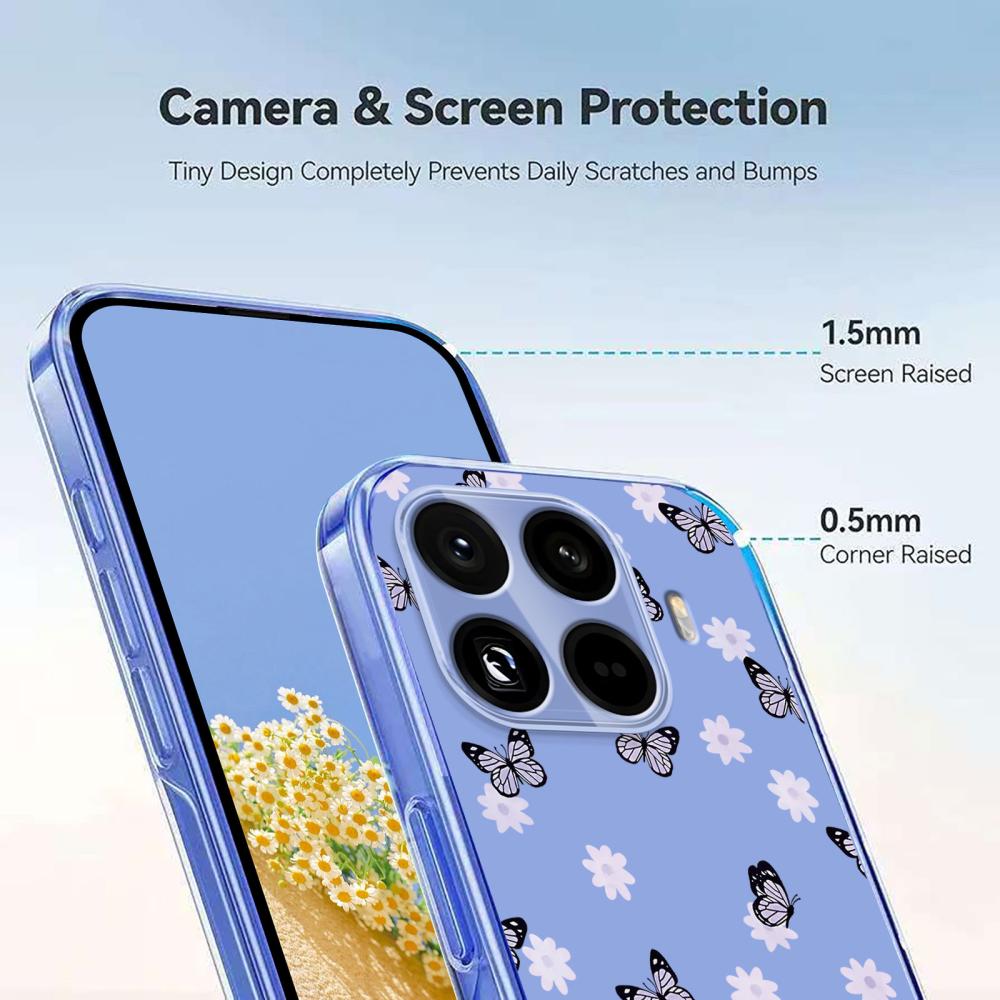  Xiaomi 15T Pro Skal Med Tryck Fjärilar