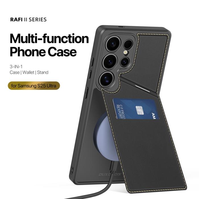 Bild 2, DUX DUCIS DUX DUCIS Galaxy S25 Ultra Skal RFID Rafi II Series Svart