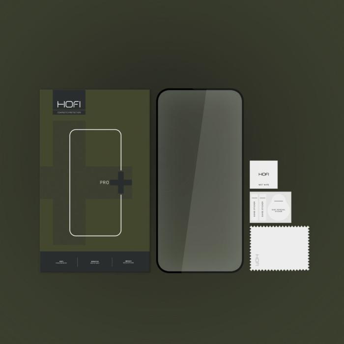 Bild 4, HOFI HOFI iPhone 15 Pro Max Skärmskydd Pro+ Härdat Glas Svart