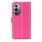  Motorola Edge 30 Pro Fodral Litchi Textur Rosa