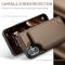 CASEME CASEME iPhone 16 Plus Skal RFID Kickstand Plånbok Brun