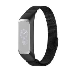  Samsung Galaxy Fit 2 Metall Armband Milanese Loop Svart