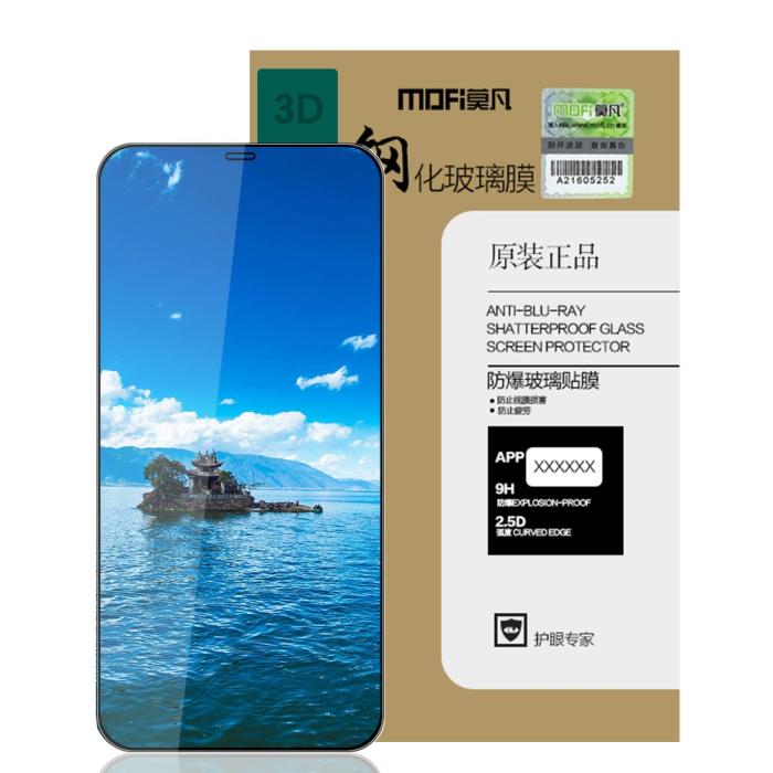 Bild 5, MOFI iPhone 12 / 12 Pro - MOFI 3D Heltäckande Skärmskydd