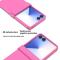 ABEEL ABEEL Samsung Galaxy Z Flip 7 Skal Skin Feel Rosa