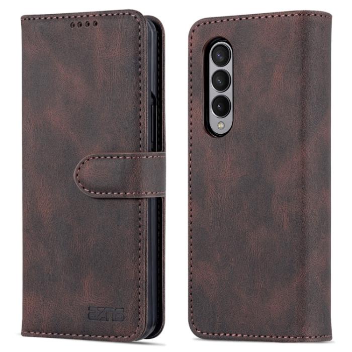 Bild 2, AZNS AZNS Galaxy Z Fold 3 Fodral Skin Touch Brun