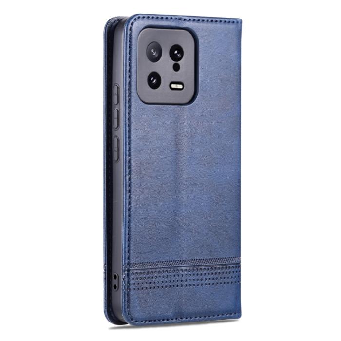 Bild 3, AZNS AZNS Xiaomi 13 5G Fodral Flip Läder Blå
