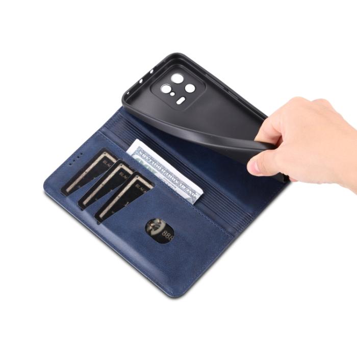 Bild 6, AZNS AZNS Xiaomi 13 5G Fodral Flip Läder Blå
