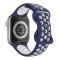 ColorPop Sportarmband Dual-Color Apple Watch 42/41/40/38 mm (S/M) Blå/Vit