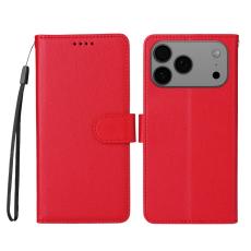  iPhone 17 Pro Max Fodral RFID L&auml;der R&ouml;d