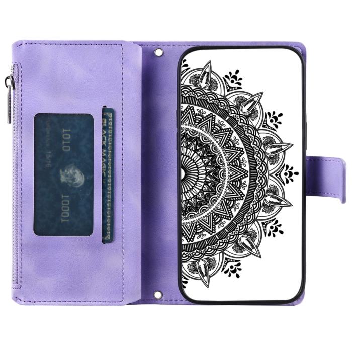 Bild 3,  Xiaomi Redmi Note 14 5G Fodral Mandala Läder Lila