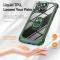  iPhone 15 Pro Skal Shockproof Armor Ring Grön
