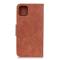  iPhone 12 Pro Max - Litchi Fodral - Brun