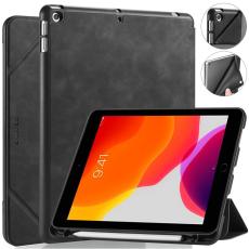 DG.MING DG.MING iPad 10.2 2019/2020/2021 Fodral See Med Pennh&aring;llare Svart