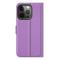  iPhone 13 Pro Max - Litchi Slim Läder Fodral - Lila
