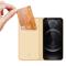 DUX DUCIS iPhone 13 Pro Max - DUX DUCIS Skin Pro Läder Fodral - Guld