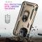  iPhone 13 Pro Max - Shockproof Hybrid Armor Ring Skal - Guld