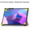  Lenovo Tab P11 Pro Gen 2 Fodral Tri-Fold Läder Roséguld