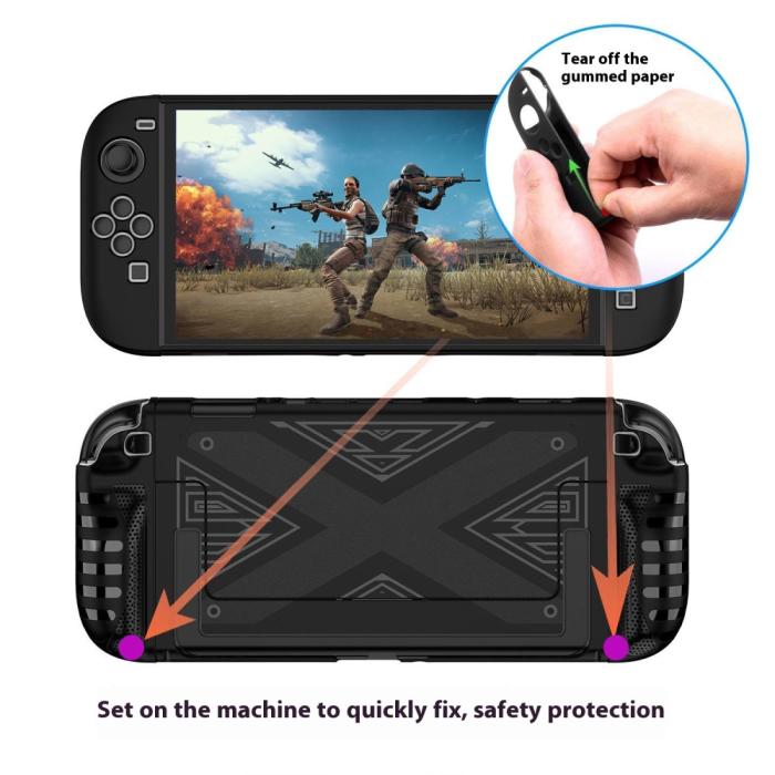 Bild 3,  Nintendo Switch 2 Skal Med Stativ Hybrid Vit