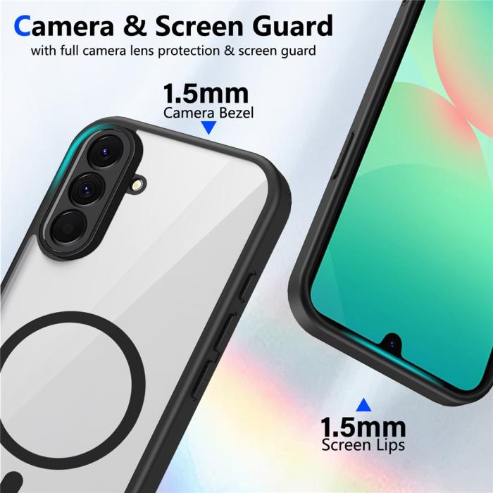 Bild 3,  Samsung Galaxy A27 5G Skal TPU Magsafe Svart/Transparent