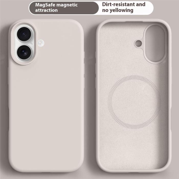 Bild 2,  iPhone 17 Skal MagSafe Liquid Silikon Beige
