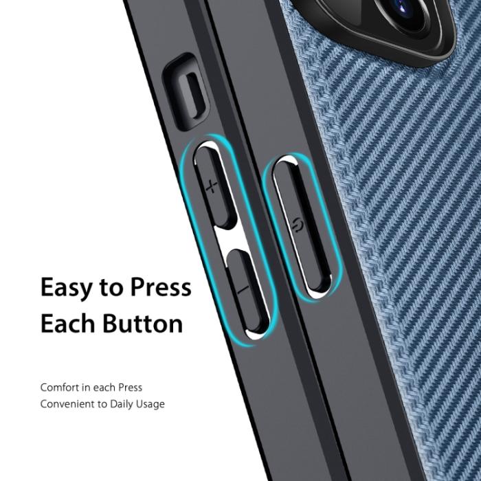 Bild 6, DUX DUCIS DUX DUCIS iPhone 14 Plus Skal FINO Nylon Blå