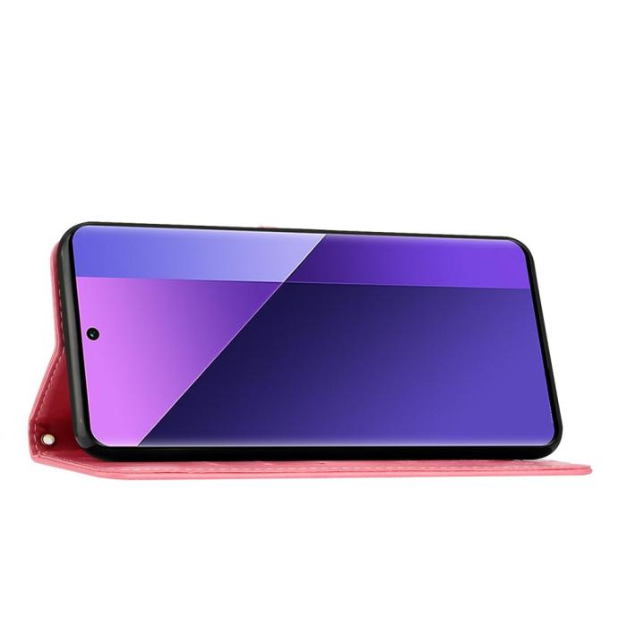 Bild 3,  Sony Xperia 10 VII Fodral Med Blommigt Tryck Rosa