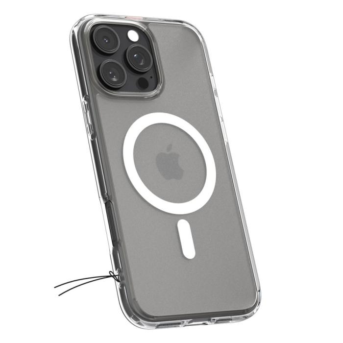 Bild 3, Spigen Spigen iPhone 16 Pro Skal MagSafe Ultra Hybrid Frostad Transparent