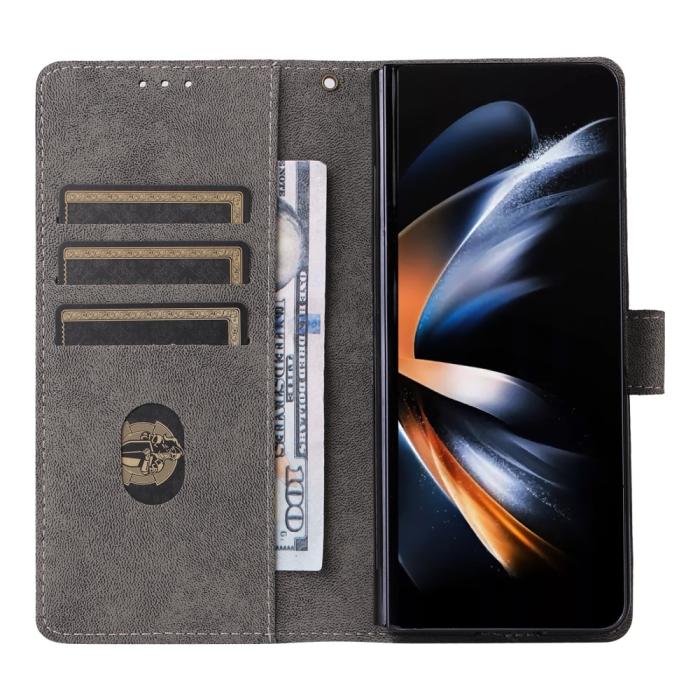 Bild 2,  Galaxy Z Fold 6 Fodral RFID Läder Svart