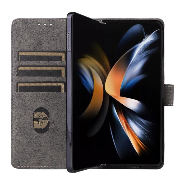Bild 3,  Galaxy Z Fold 6 Fodral RFID Läder Svart