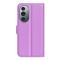  Motorola Edge 30 Pro Fodral Litchi Textur Lila