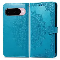  Google Pixel 11 / 11 Pro Fodral Med M&ouml;nster Mandala Bl&aring;