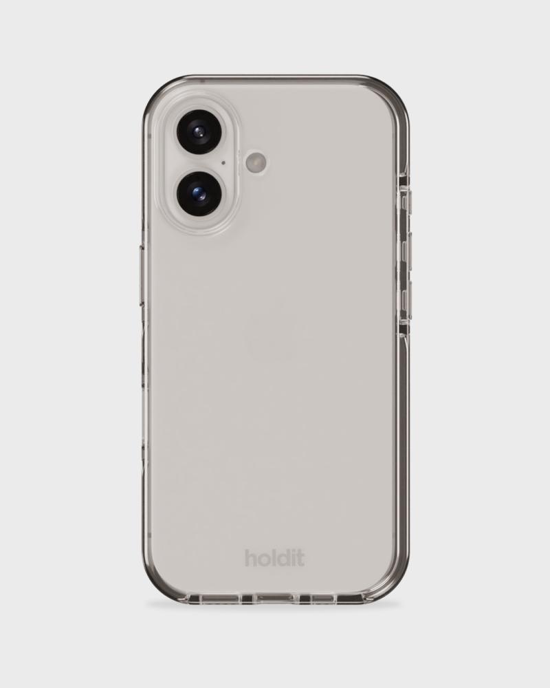 holdit holdit iPhone 16 Mobilskal Seethru Vit