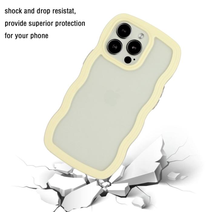 Bild 2,  iPhone 16 Pro Max Skal Wavy Hybrid Gul